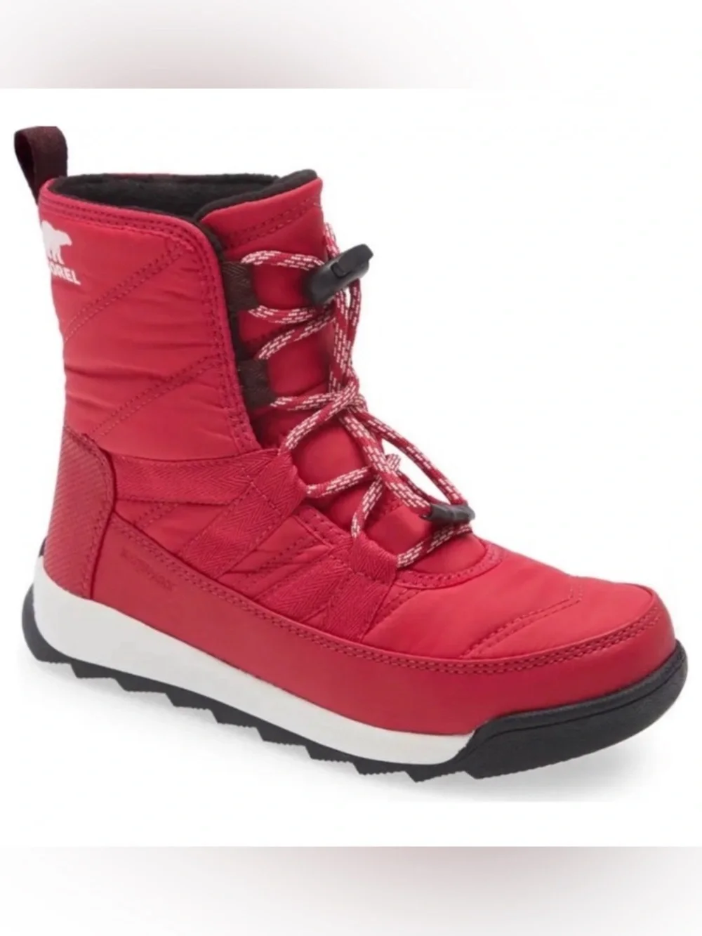 Sorel Whitney II Kids Waterproof Snow Boots Red Insulated Winter Little Kid 11